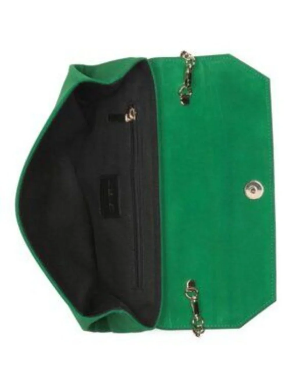 LK BENNETT Made In Spain Suede Dora Clutch